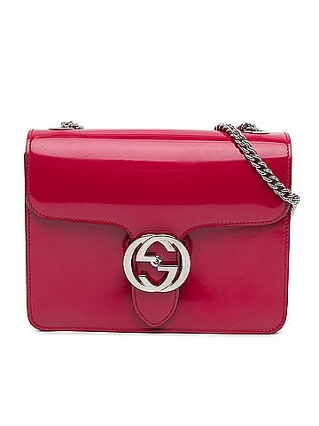 Gucci Small Polished Calfskin Interlocking G Dollar Crossbody (view 1)