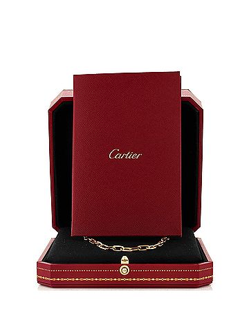 Cartier Santos de Cartier Chain Necklace 18K Yellow Gold Medium (view 2)