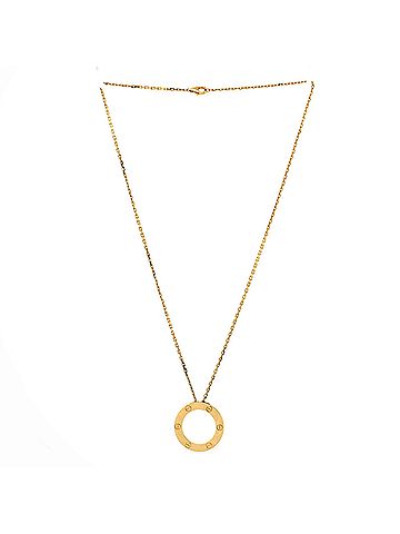 Cartier Love Pendant Necklace 18K Yellow Gold (view 2)