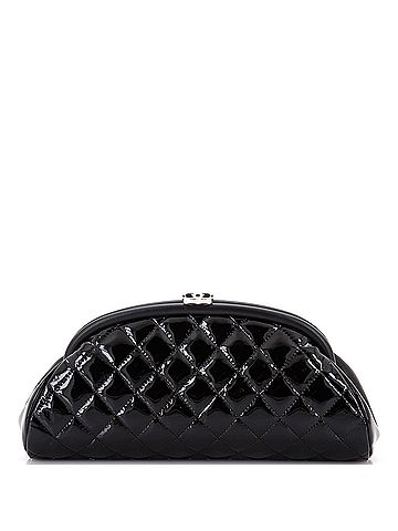 Chanel Timeless Clutch Quilted Patent (view 1)