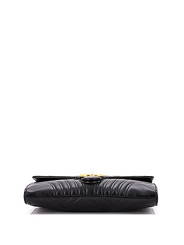 Gucci GG Marmont Flap Clutch Matelasse Leather (view 2)