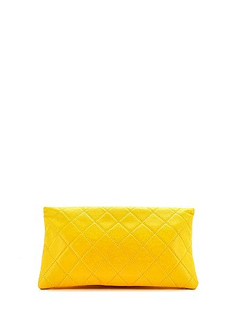 Chanel CC Foldover Clutch Quilted Lambskin Large (view 2)