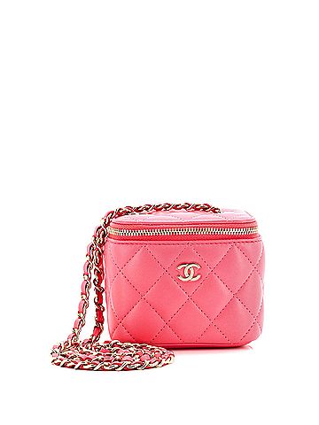 Chanel Classic Vanity Case with Chain Quilted Lambskin Mini (view 1)