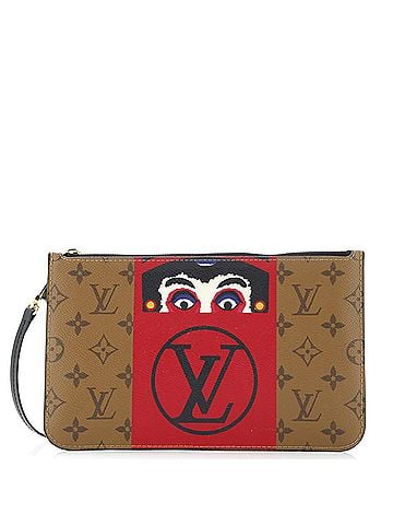 Louis Vuitton Neverfull Pochette Limited Edition Kabuki Monogram Canvas Large (view 1)