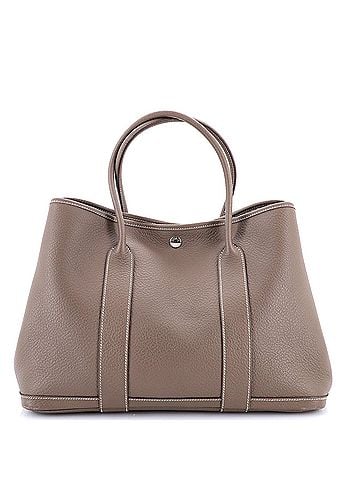 Hermès Garden Party Tote Leather with Printed Interior 36 (view 1)