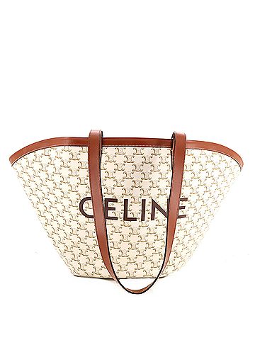 Céline Couffin Bag Triomphe Coated Canvas Medium (view 1)