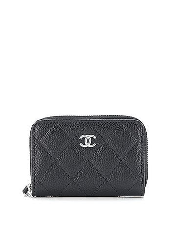 Chanel CC Zip Coin Purse Quilted Caviar Small (view 1)
