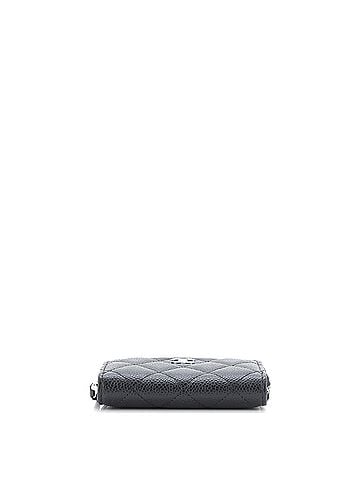 Chanel CC Zip Coin Purse Quilted Caviar Small (view 2)