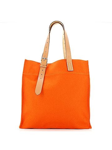Hermès Etriviere Shopping Tote Toile and Leather (view 1)