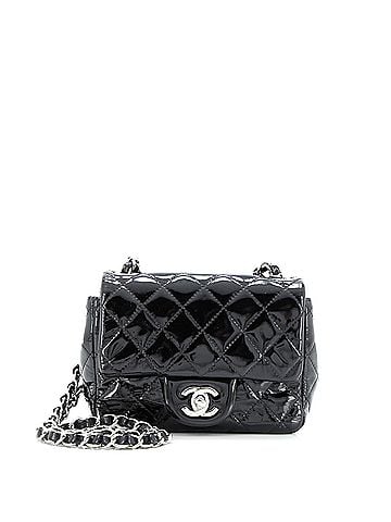 Chanel Square Classic Single Flap Bag Quilted Patent Mini (view 1)
