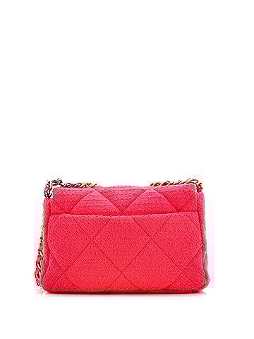 Chanel 19 Flap Bag Quilted Tweed Medium (view 2)