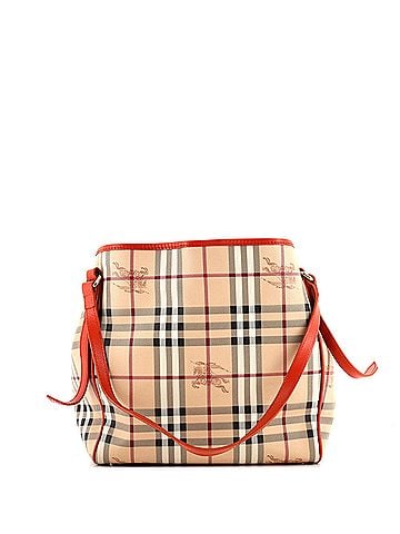 Burberry Canterbury Tote Haymarket Coated Canvas Small (view 1)