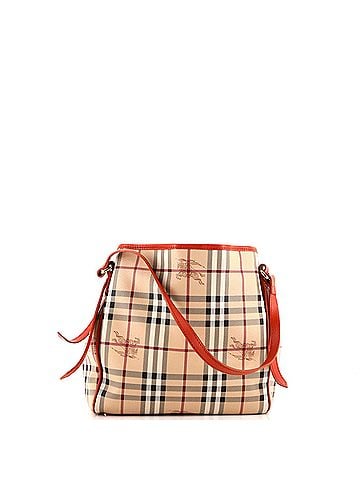 Burberry Canterbury Tote Haymarket Coated Canvas Small (view 2)
