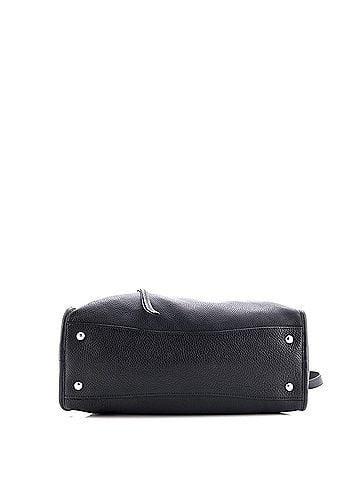 Prada Front Zip Convertible Satchel Vitello Phenix Medium (view 2)