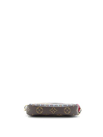 Louis Vuitton Pochette Accessoires Limited Edition Vivienne Xmas Monogram Canvas Mini (view 2)
