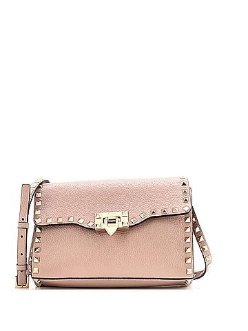 Valentino Garavani Rockstud Flip Lock Flap Bag Leather Medium (view 1)