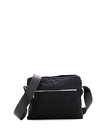 Bottega Veneta Snap Button Messenger Bag Nylon (view 1)