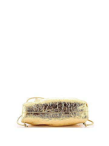 Bottega Veneta The Pouch Crinkled Metallic Leather Mini (view 2)
