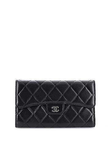 Chanel L-Flap Wallet Quilted Lambskin Long (view 1)
