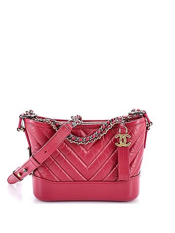 Chanel Gabrielle Hobo Chevron Aged Calfskin Small (view 1)