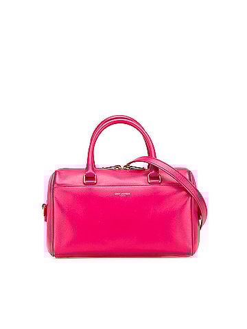 Saint Laurent Baby Leather Classic Duffle Satchel (view 1)