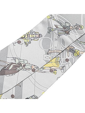 Hermès Ex-Libris Les Parisiennes Twilly Silk Scarf (view 2)