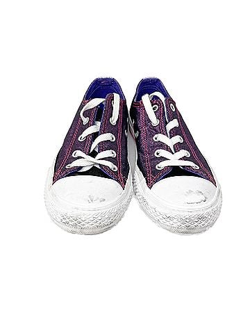 Converse Sneaker Kid Chuck Taylor 654227F Purple Casual Sneakers Size 2 (view 2)