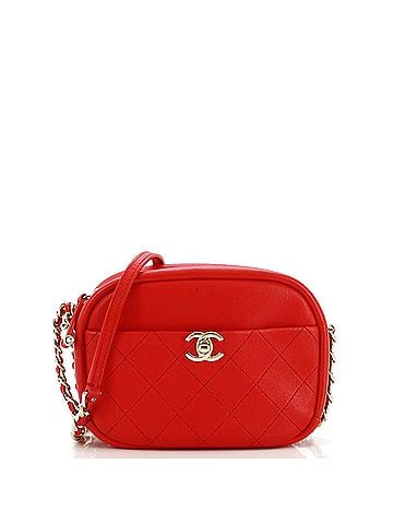 Chanel Casual Trip Camera Case Quilted Goatskin Small (view 1)