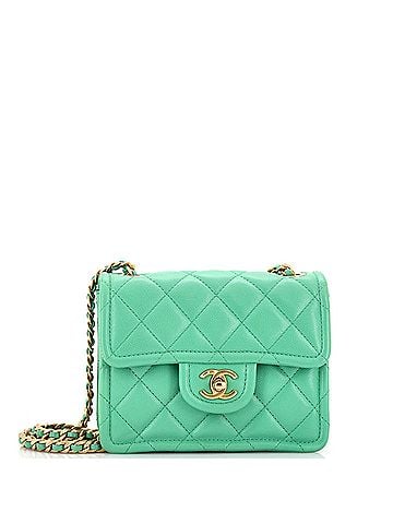 Chanel Sweet Classic Flap Bag Quilted Caviar Mini (view 1)