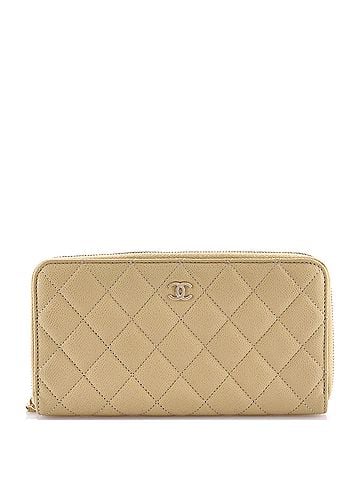 Chanel Zip Around Wallet Quilted Lambskin Long (view 1)