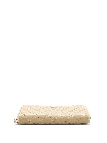 Chanel Zip Around Wallet Quilted Lambskin Long (view 2)