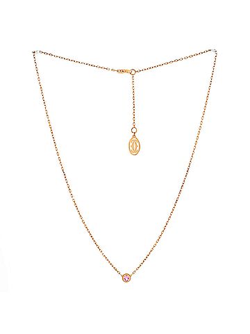 Cartier Cartier D'Amour 1 Pink Sapphire Necklace 18K Rose Gold (view 2)