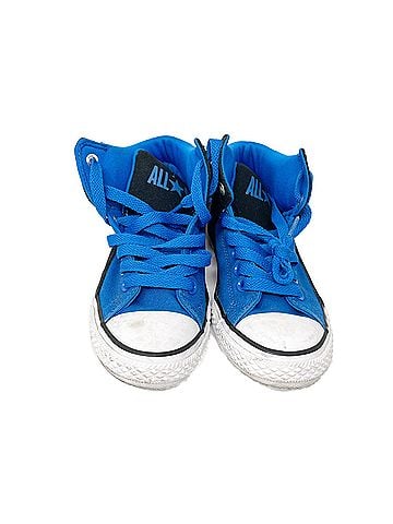 Converse Sneaker Kid Chuck Taylor All Star High Street 656013F Blue Casual Sneakers Size 4 (view 2)