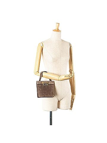 Gucci G Suede Handbag (view 2)