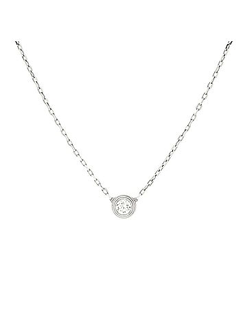 Cartier Cartier D'Amour Pendant Necklace 18K White Gold with Diamond Large (view 1)