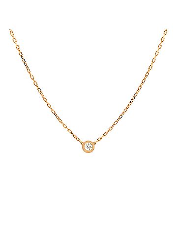 Cartier Cartier D'Amour Pendant Necklace 18K Rose Gold with Diamond Small (view 1)