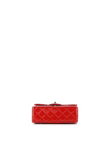 Chanel Classic Single Flap Bag Quilted Patent Mini (view 2)
