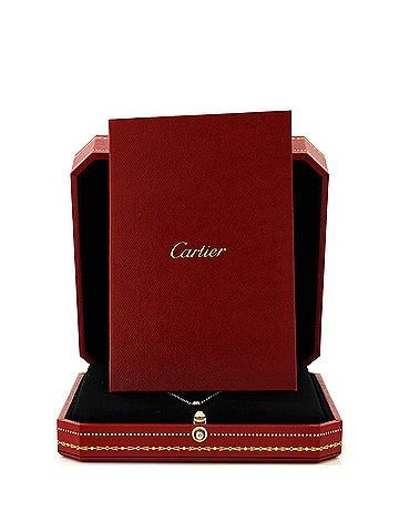 Cartier Cartier D'Amour Pendant Necklace 18K White Gold with Diamond Small (view 2)