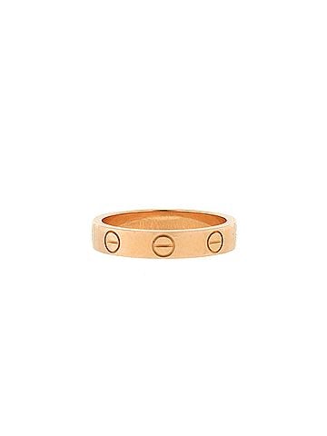 Cartier Love Wedding Band Ring 18K Rose Gold (view 2)
