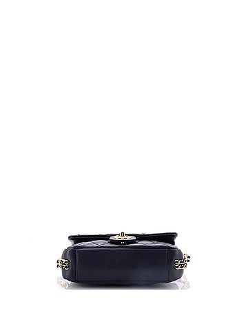 Chanel Coco You Chain Flap Bag Quilted Caviar Mini (view 2)