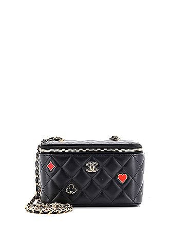 Chanel Coco Casino Vanity Case with Chain Quilted Lambskin Small (view 1)