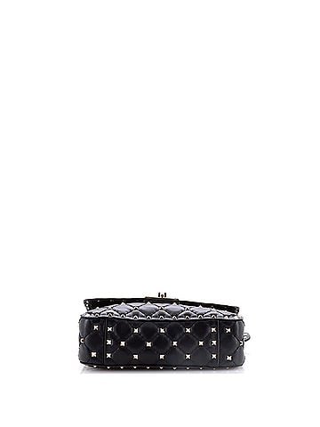 Valentino Garavani Rockstud Spike Flap Bag Quilted Leather Small (view 2)