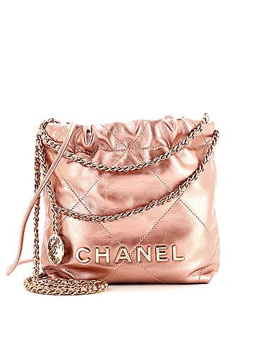 Chanel 22 Chain Hobo Quilted Calfskin Mini (view 1)