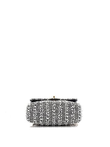 Chanel Pearl Chain CC Flap Bag Quilted Tweed Mini (view 2)