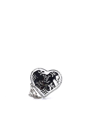 Louis Vuitton Heart Coin Purse Monogram Miroir PVC (view 1)
