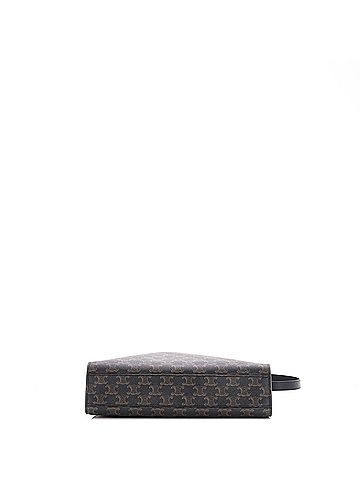 Céline Vertical Cabas Tote Triomphe Coated Canvas Medium (view 2)