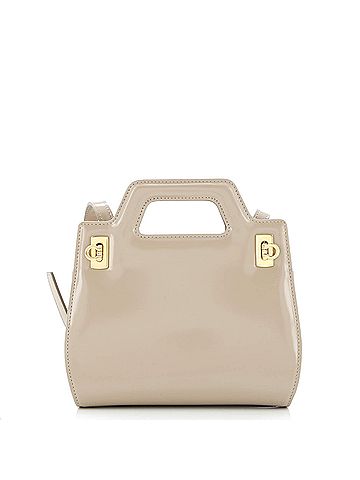 Salvatore Ferragamo Wanda Top Handle Shoulder Bag Leather Mini (view 1)