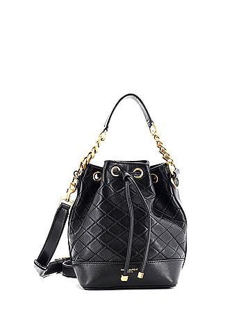 Saint Laurent Emmanuelle Bucket Bag Quilted Leather Small (view 1)