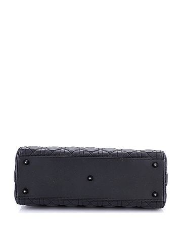 Christian Dior Ultra Matte Lady Dior Bag Cannage Quilt Calfskin Large (view 2)