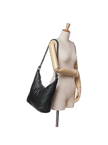 Gucci Medium Leather Galaxy Chain Hobo (view 2)